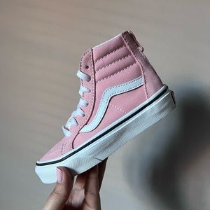 Vans - Sk8-Hi Zip Powder Pink 💗- Toddler Size 10.5